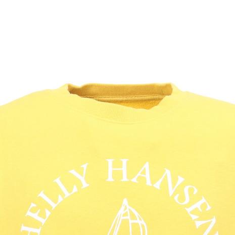 ヘリーハンセン（HELLY HANSEN）（メンズ）トレーナー スウェット ハーフスリーブ セーリング クラブウォッシュド スウェット クルーネック HH32637 Yの画像