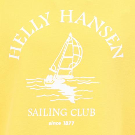 ヘリーハンセン（HELLY HANSEN）（メンズ）トレーナー スウェット ハーフスリーブ セーリング クラブウォッシュド スウェット クルーネック HH32637 Yの画像