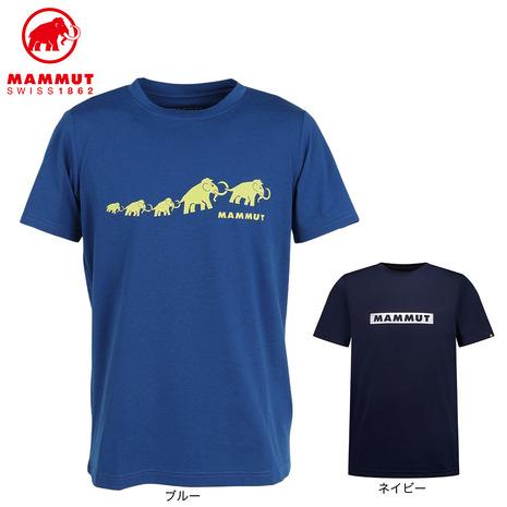 MAMMUT Tシャツとハーフパンツ MAMMUT（マムート） （メンズ）半袖Tシャツ QD ロゴ プリントTシャツ
