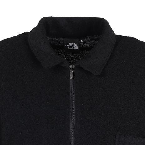 ザ・ノース・フェイス（THE NORTH FACE）（メンズ、レディース）ウーリー パイル ポロシャツ NT22531R Kの画像