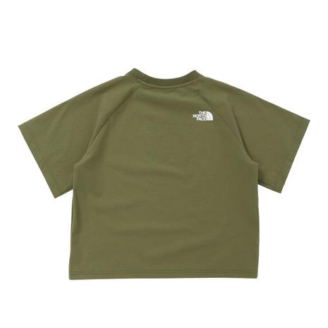 ザ・ノース・フェイス（THE NORTH FACE）（キッズ）MOBILITY クルーネック 半袖Tシャツ NPJ22472 BGの画像
