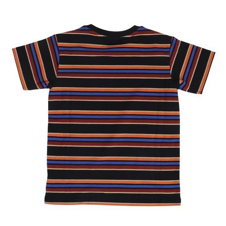 ザ・ノース・フェイス（THE NORTH FACE）（キッズ）ジュニア ボーダーTシャツ ハーフパンツ 上下セット NTJ32436 KKの画像