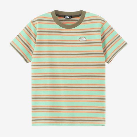ザ・ノース・フェイス（THE NORTH FACE）（キッズ）ボーダーテント 半袖Tシャツ ショートパンツ セット キッズ NTJ32436 TGの画像