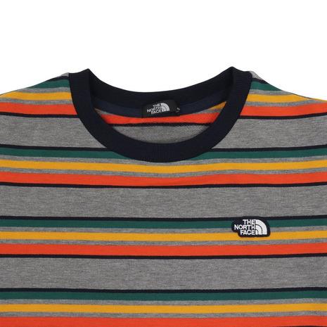 ザ・ノース・フェイス（THE NORTH FACE）（キッズ）半袖ボーダーテントティー\u0026ショート 上下セット NTJ32436 UVの画像