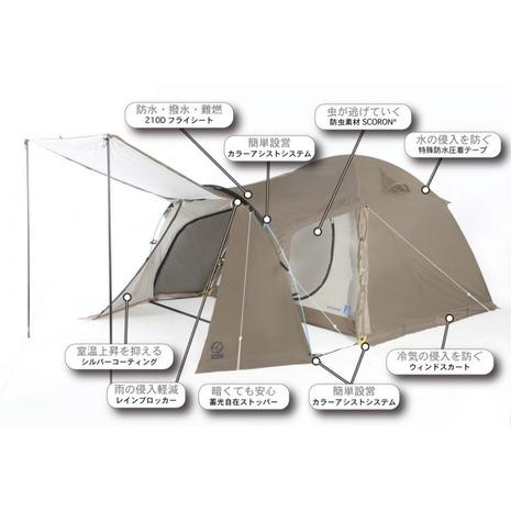 テント】EARTH DOME 240 スターター セット+マット+グランドシート3点