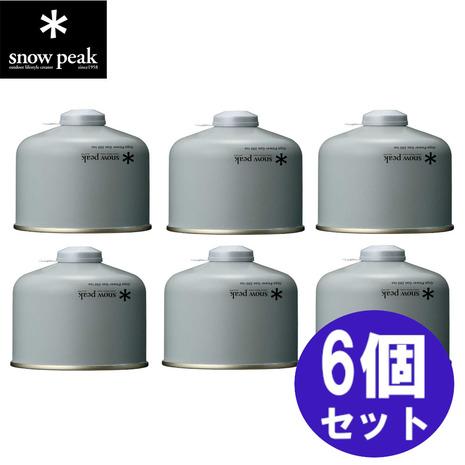 snow peak（スノーピーク） ギガパワーガス250イソ 6個セット GP-250SR