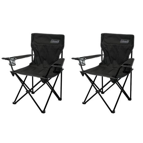 キャンプチェア 2脚セット Coleman（コールマン） リゾートチェア ジェットブラック 2脚セット