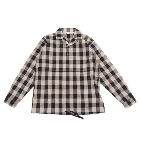 ウールリッチ （WOOLRICH） ポリエステルメッシュ プルオーバーシャツ NOCAM1922 IVORY/BLACK （Men's）