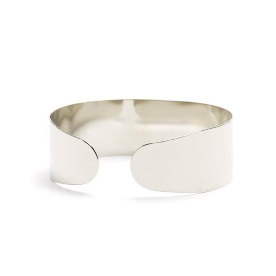 ブレスレット芯金 太 M ニッケル 20mm巾×長さ17cm 2ヶ【メール便対応