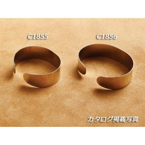 ブレスレット芯金 太 M ニッケル 20mm巾×長さ17cm 2ヶ【メール便対応