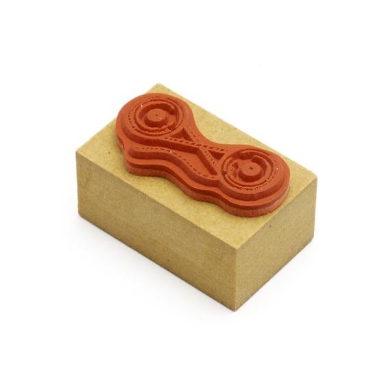 蚤の市スタンプ 封 40×25×h22mm 1ヶ【メール便対応】 [クラフト社