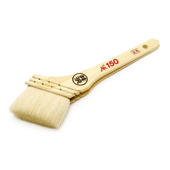 刷り込み刷毛2種類40本 水刷毛 2.5号 60mm【メール便対応】 [クラフト社] レザー