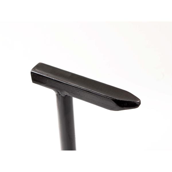 高脚金床 黒 台座250×125mm 高さ330mm 打面150×20mm【送料無料