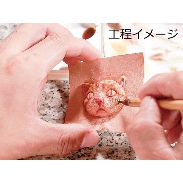 CAI芸術スタジオ革の立体造形セット シャム 無地 約45×43mm
