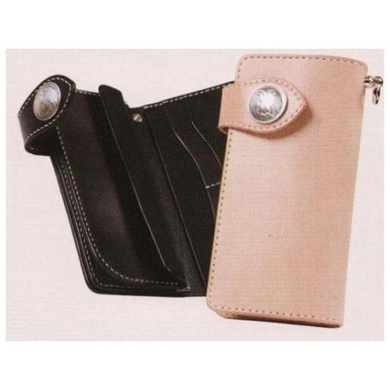 レザーワークショップ ロングウォレットキット 黒 H9.5×W19×D1.5cm