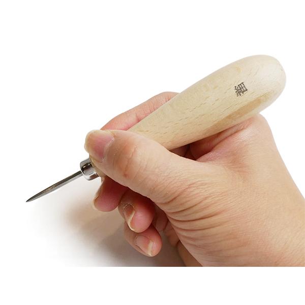 菱ギリ 細【メール便対応】 [クラフト社] レザークラフト工具