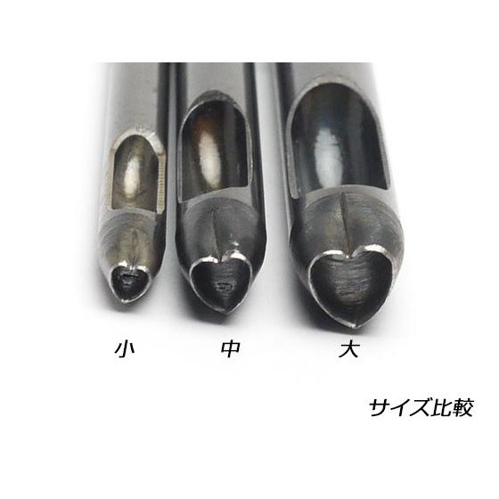 シェイプパンチ❤️ハート大❤️7ミリ❤️レザークラフト シェイプパンチ2 ハート 大 7mm【メール便対応】 [クラフト社] レザー