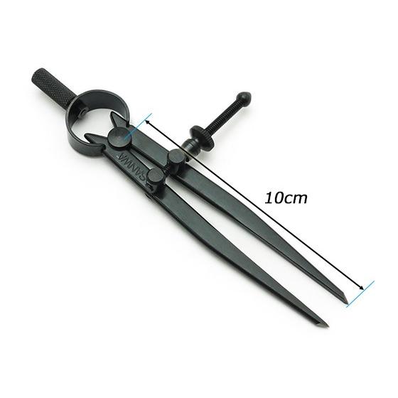 レザー製黒工具ホルダー 約15cm マルキン印 黒皮工具差し TK-02 皮製工具ホルダー ラチェット