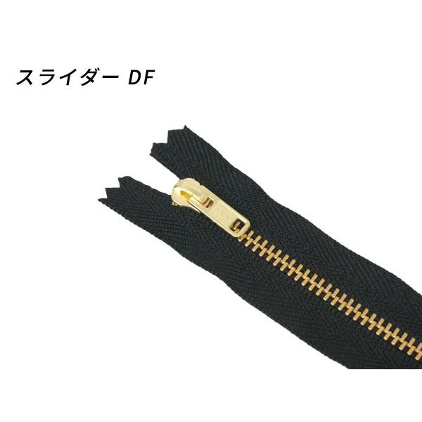 YKK】金属ファスナー 3号 ゴールド DF 全8色 16cm 1本【メール便対応