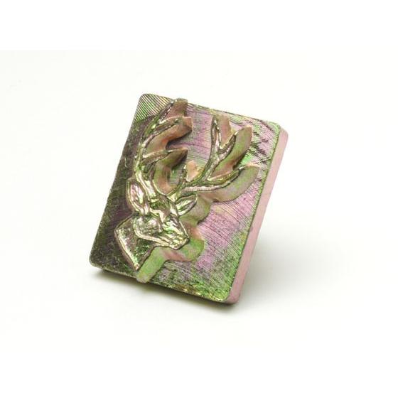 3Dスタンプ（絵刻印）エルク 28437 30mm【メール便対応】 [クラフト社