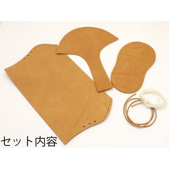革　ペン立て　ブーツ ミニインテリアキット ブーツ型ペンスタンド 無地 10×14cm【メール便