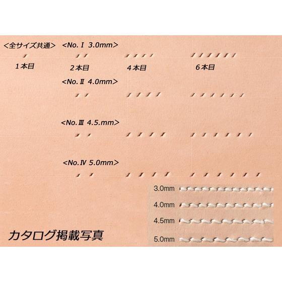ヨーロッパ目打No.2 2本目 4.0mmピッチ【メール便対応】 [協進 ヨーロッパ目打No.2 2本目 4.0mmピッチ【メール便対応】 [協進