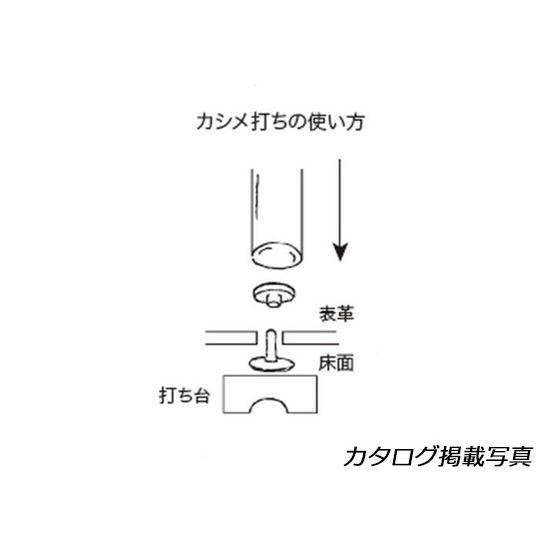 カシメ打ち 極小 5mm【メール便対応】 [協進エル]  レザークラフト工具 カシメ用打具｜lc-palette｜05