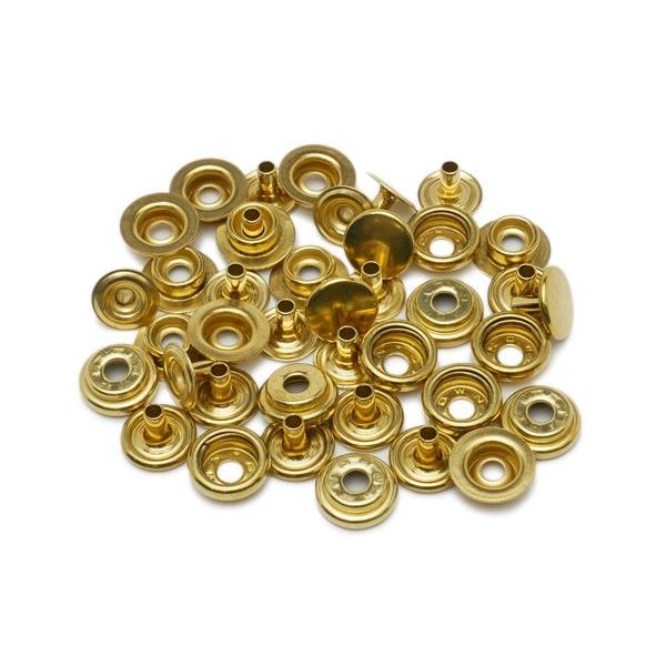 ジャンパーホック 極小(#7070) ブラス φ10mm|足の長さ6mm 10 ジャンパーホック 極小(#7070) ブラス φ10mm|足の長さ6mm 10