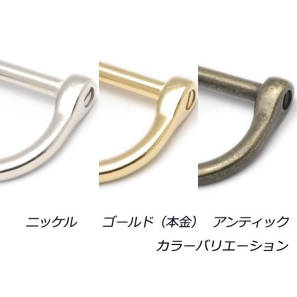 デザインDカン ネジ式 PK05 ニッケル 内巾30mm 1ヶ【メール便対応】 [ぱれっと]  レザークラフト金具 内径30mm｜lc-palette｜05