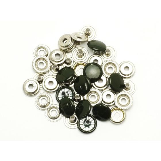 【箱売り】ジャンパーホック 小 カーキ 1000ヶ【送料無料】 [レザークラフトぱれっと] レザークラフトまとめ買い（業販） ジャンパーホック小