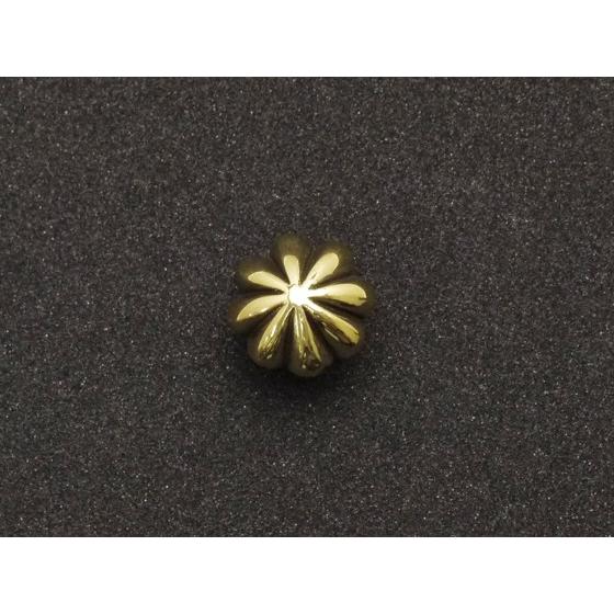真鍮アポロコンチョ5個 プレーンコンチョ アポロ 真鍮 13mm 1ヶ ネジ式（タイプF）【メール便