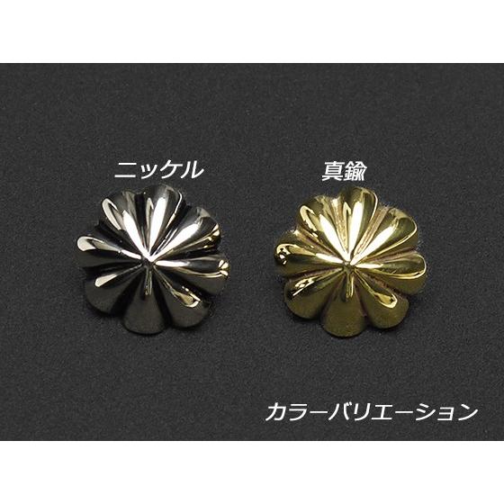 プレーンコンチョ アポロ 真鍮 19mm 1ヶ ネジ式（タイプF