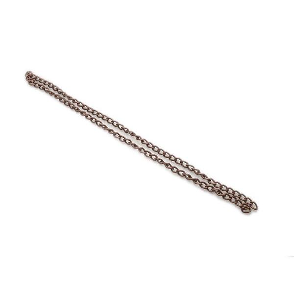 ウォレットチェーン ブロンズ 長さ90cm×巾9mm（線径2.4mm） 1本
