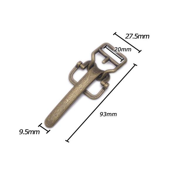 ワンタッチヒネリ S アンティック ベルト巾20mm×全長93mm 1ヶ ワンタッチヒネリ S アンティック ベルト巾20mm×全長93mm 1ヶ