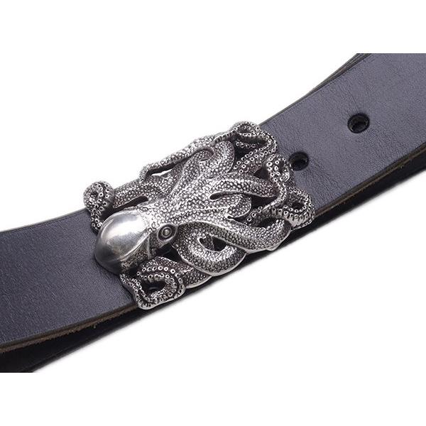 トロフィースタイルバックル オクトパス ニッケル ベルト巾38mm、本体
