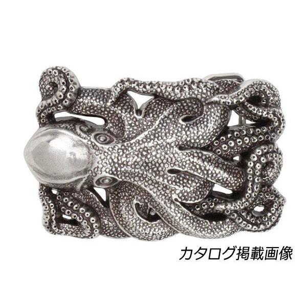 トロフィースタイルバックル オクトパス ニッケル ベルト巾38mm、本体