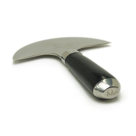 ダマスカスラウンドナイフ【送料無料】 [IVAN] レザークラフト工具