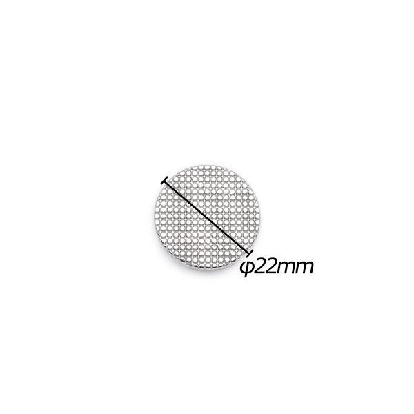 キャップコンチョ φ22mm ネジ受け径6mm ネジ式（タイプE