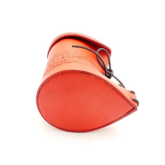 型紙】ブーツ型ペン立て 高さ10cm、底幅7cm【メール便対応】 [レザー