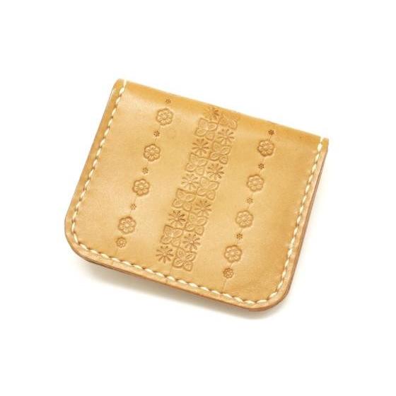 型紙】丸コインケース 8.5x7cm【メール便対応】 [レザークラフト