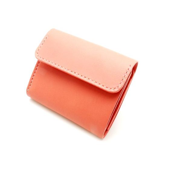 型紙】三つ折りウォレット（BOX型） 約9×10.5×3cm【メール便対応