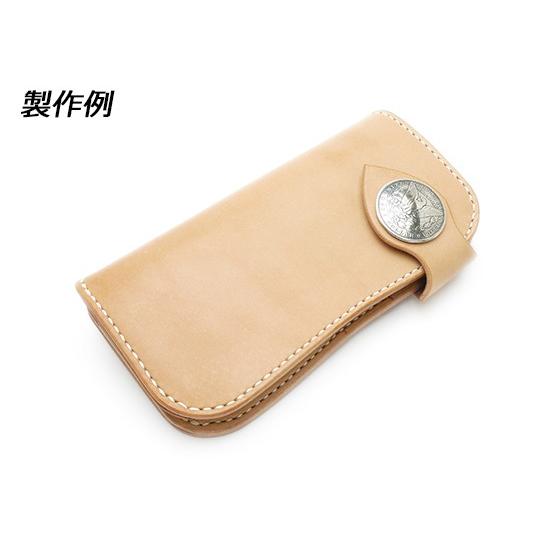 型紙】ライダースウォレットA 完成サイズ約20×10cm 厚さ約3.8cm