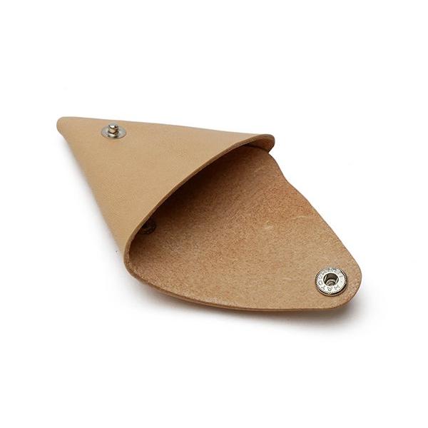 三角小銭入れ(小)キット 無地 1辺8cm【メール便対応】 [レザー 三角小銭入れ(小)キット 無地 1辺8cm【メール便対応】 [レザー