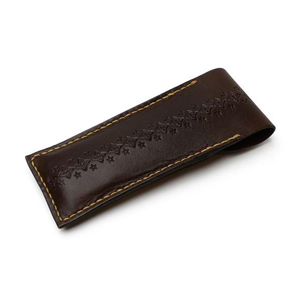 サドルレザー】差し込みペンケースキット ナチュラル/黒/焦茶/赤