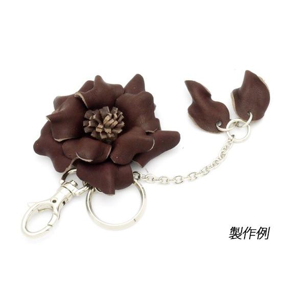 ツイストフラワーシリーズ】リング付チャームキット 全5色 花の直径5.5