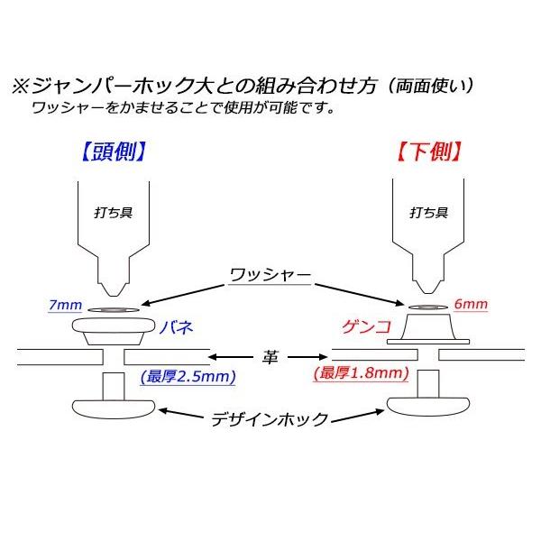 デザインホック 特大 デイジー アンティークブラス φ17mm 5ヶ デザインホック 特大 デイジー アンティークブラス φ17mm 5ヶ