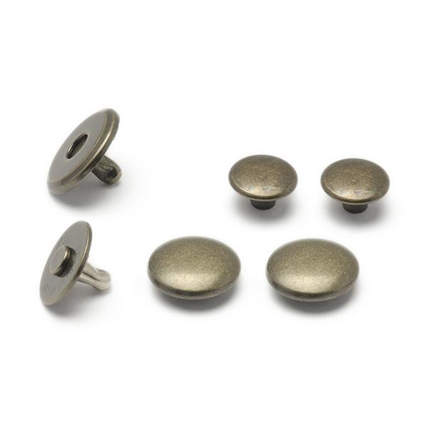 薄型マグネット（両面カシメタイプ） 小 アンティック φ14mm（頭12mmと