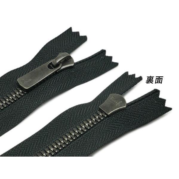 【YKK】エクセラファスナー 5号ダブル ブラックニッケル DF2E 全8色 30cm【メール便対応】 [レザークラフトぱれっと]  レザークラフトフ |  | 02