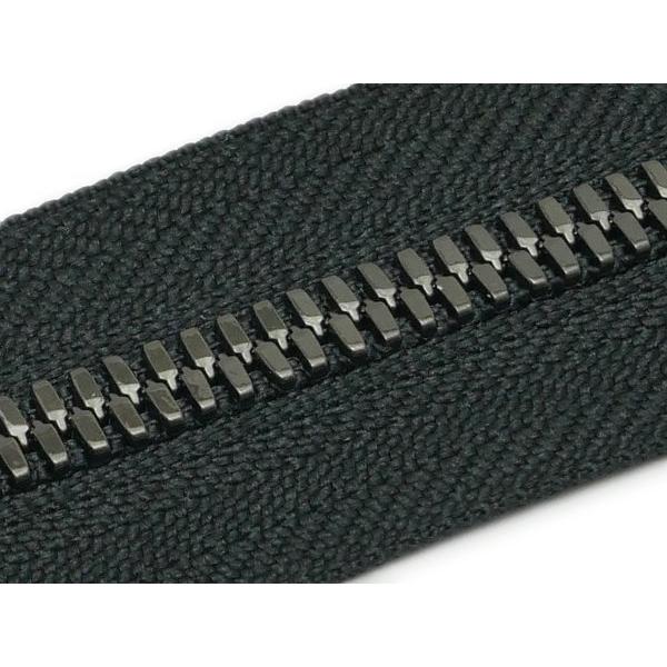 【YKK】エクセラファスナー 5号ダブル ブラックニッケル DF2E 全8色 30cm【メール便対応】 [レザークラフトぱれっと]  レザークラフトフ |  | 04