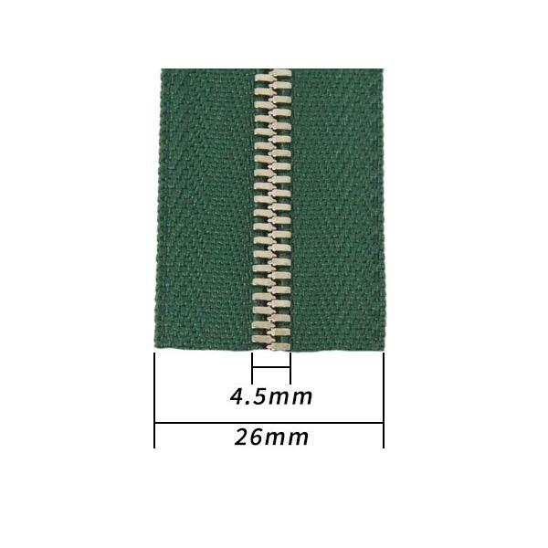 【YKK】エクセラファスナー 3号ダブル ニッケル （10cm単位売り） 全8色 10cm×購入数【メール便対応】 [レザークラフトぱれっと]  レザ |  | 02
